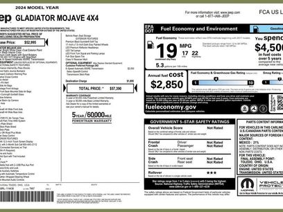Certified 2024 Jeep Gladiator Mojave