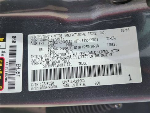 Certified 2017 Toyota Tundra SR5 RWD image 15