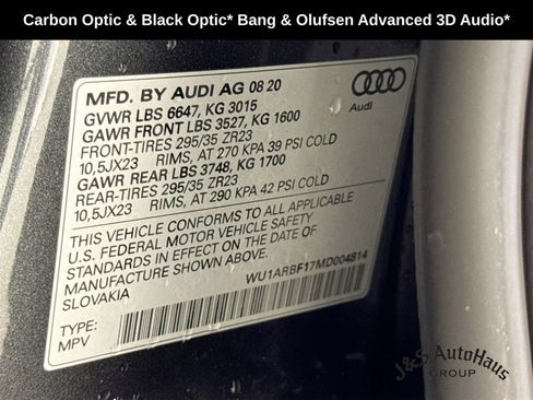 Used 2021 Audi RS Q8 w/ Carbon Optic Package AWD/4WD image 41