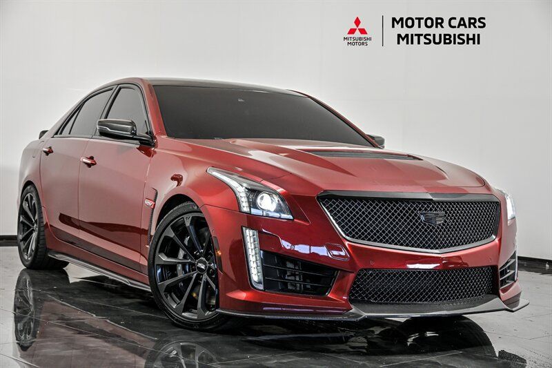 Used 2017 Cadillac CTS V w/ Carbon Black Package RWD image 1