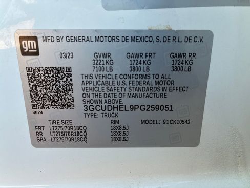 Used 2023 Chevrolet Silverado 1500 ZR2 w/ Technology Package AWD/4WD image 31