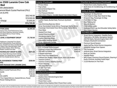 Used 2021 RAM 2500 Laramie w/ Night Edition AWD/4WD image 2