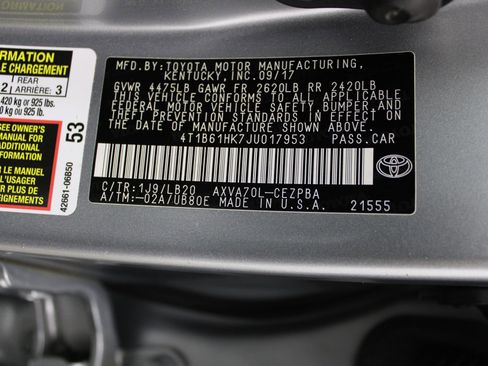 Used 2018 Toyota Camry XSE w/ Protection Package (Q2) image 40