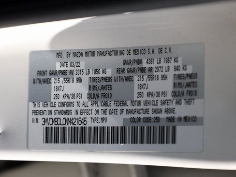 Certified 2022 MAZDA CX-30 AWD 2.5 S w/ Premium Package image 43