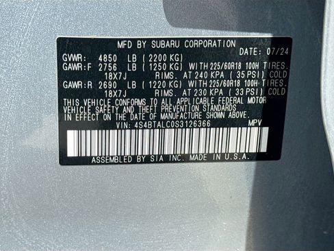 Used 2025 Subaru Outback Onyx Edition AWD/4WD image 45