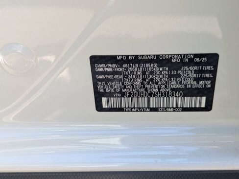 Used 2025 Subaru Crosstrek 2.0i Premium AWD/4WD image 10