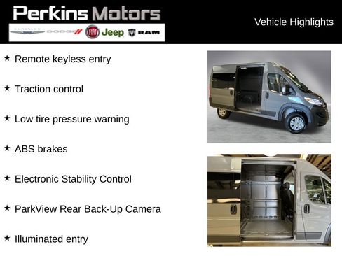 New 2025 RAM ProMaster 1500 w/ Quick Order Package 22G SLT image 2