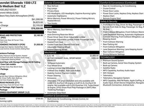 Used 2025 Chevrolet Silverado 1500 LTZ AWD/4WD image 47