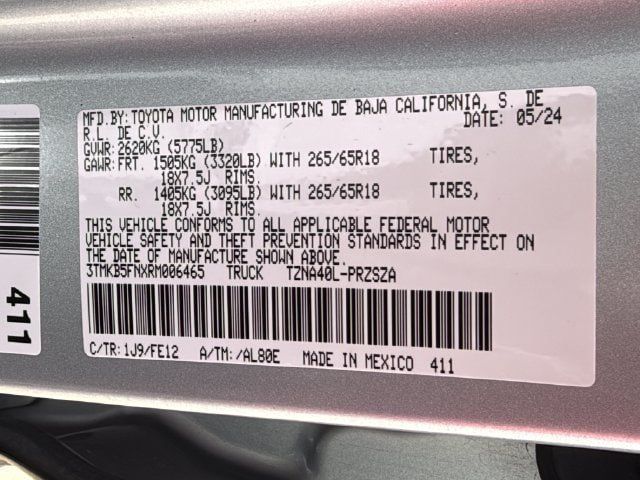 Used 2024 Toyota Tacoma TRD Sport RWD image 26