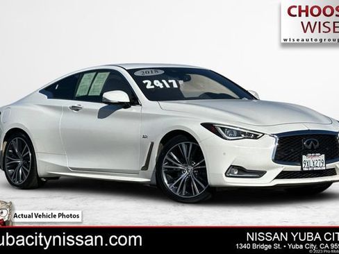 Used 2018 INFINITI Q60 3.0t Luxe w/ Sensory Package 3.0T Luxe AWD/4WD image 1