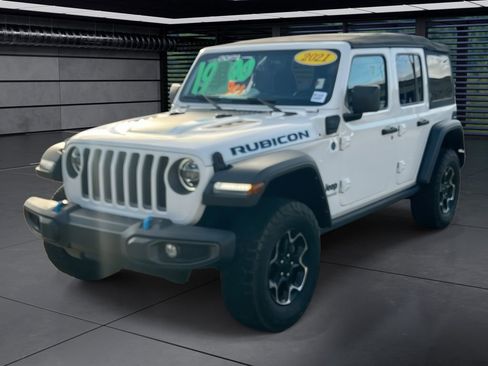 Used 2021 Jeep Wrangler Unlimited Rubicon 4xe image 1