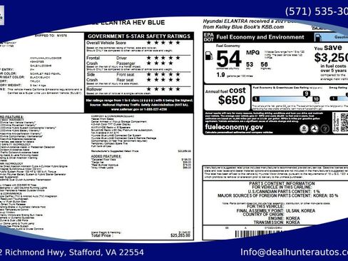 Used 2022 Hyundai Elantra Blue FWD image 32