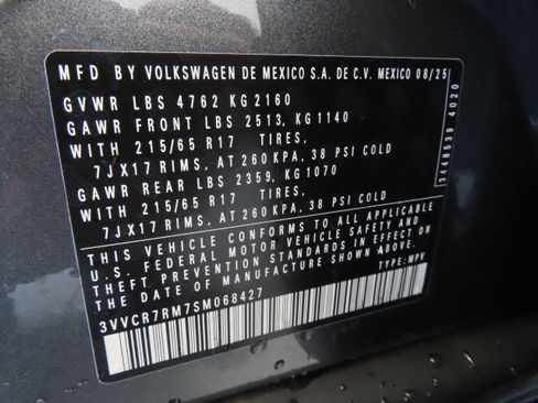 New 2025 Volkswagen Tiguan S image 29