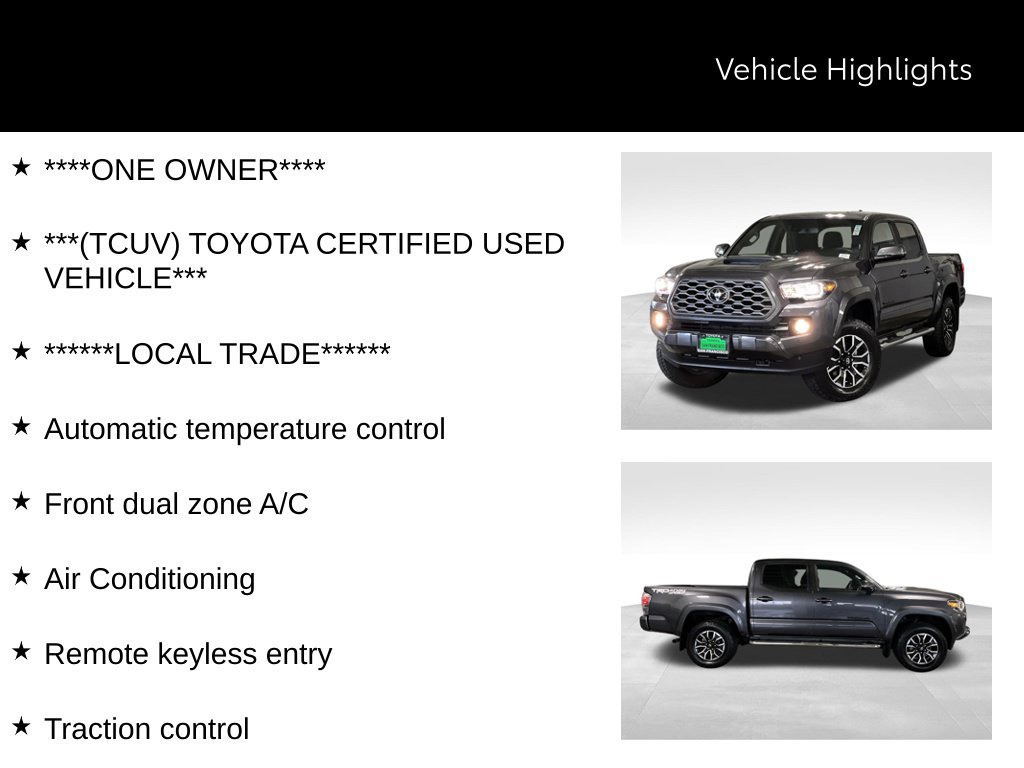 Certified 2023 Toyota Tacoma TRD Sport w/ Advanced Technology Package AWD/4WD image 42