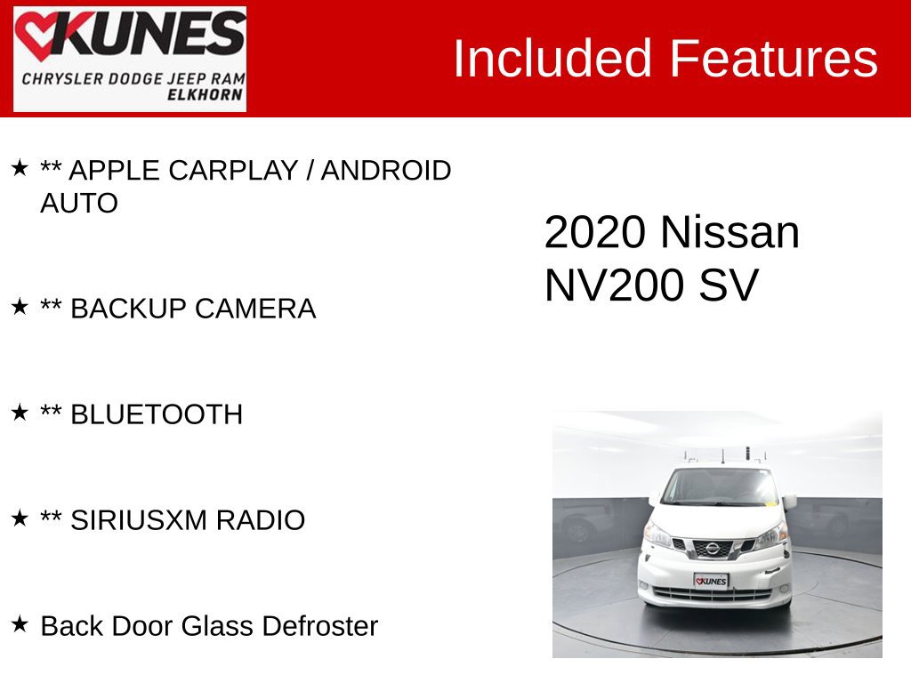 Used 2020 Nissan NV200 SV FWD image 3