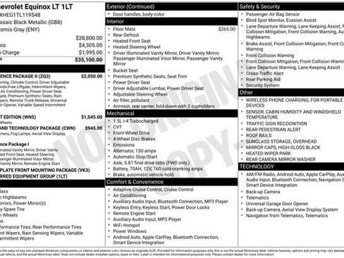 Used 2026 Chevrolet Equinox LT w/ Convenience Package II image 10