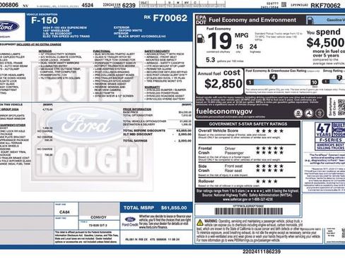 Certified 2024 Ford F150 XLT w/ Equipment Group 302A MID image 37