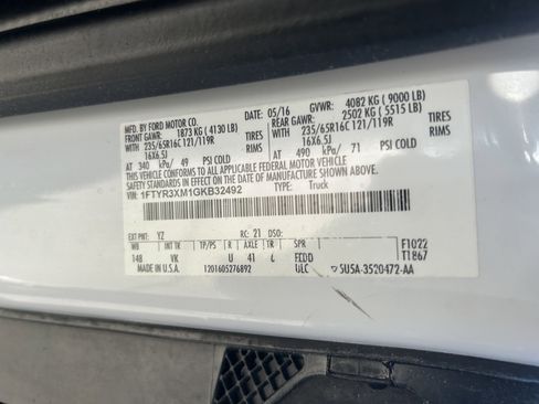 Used 2016 Ford Transit 250 148 High Roof Extended image 9