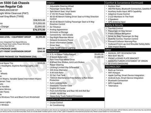 New 2025 RAM 5500 Tradesman image 34