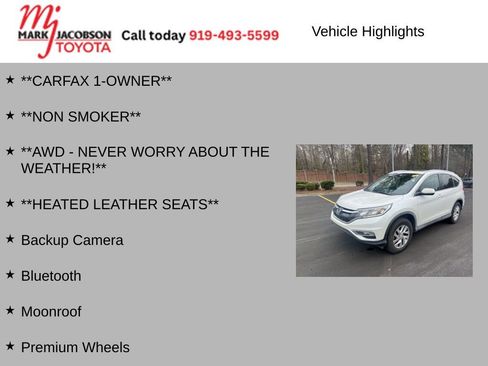 Used 2016 Honda CR-V EX-L image 5