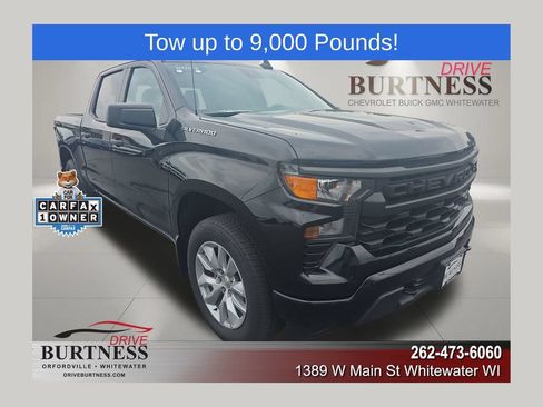 Certified 2023 Chevrolet Silverado 1500 Custom AWD/4WD image 1