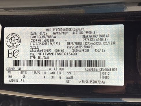Used 2025 Ford F250 Lariat w/ Lariat Ultimate Package AWD/4WD image 27