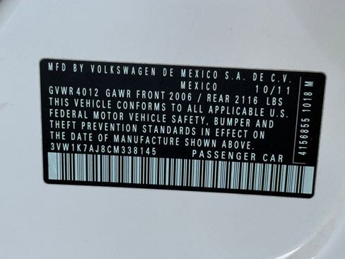 Used 2012 Volkswagen Jetta S FWD image 24