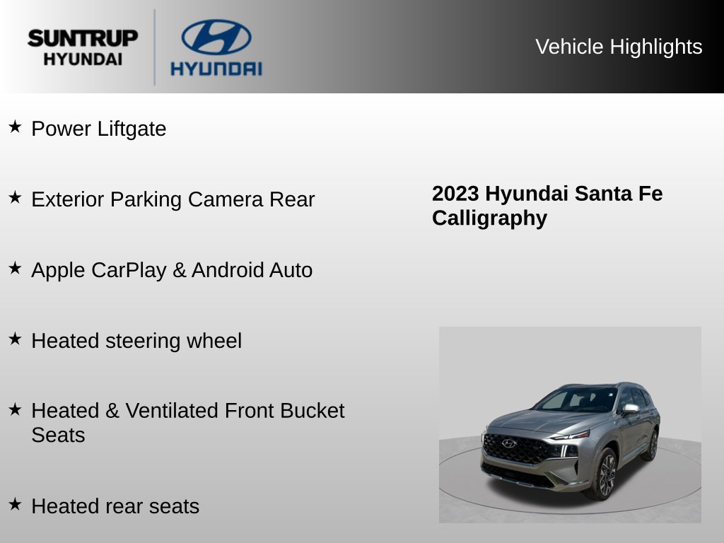 Used 2023 Hyundai Santa Fe Calligraphy AWD/4WD image 16