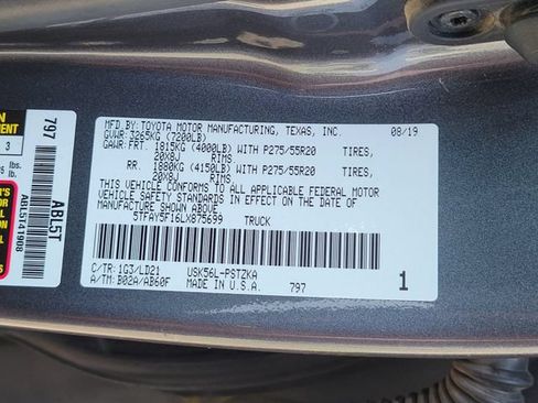 Used 2020 Toyota Tundra 1794 Edition AWD/4WD image 17