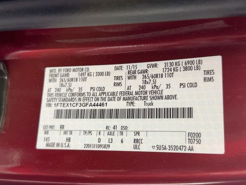 Used 2016 Ford F150 Lariat w/ Equipment Group 502A Luxury image 17