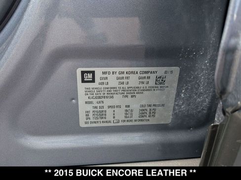 Used 2015 Buick Encore Leather AWD/4WD image 28