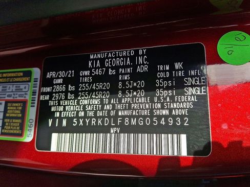 Used 2021 Kia Sorento SX image 28