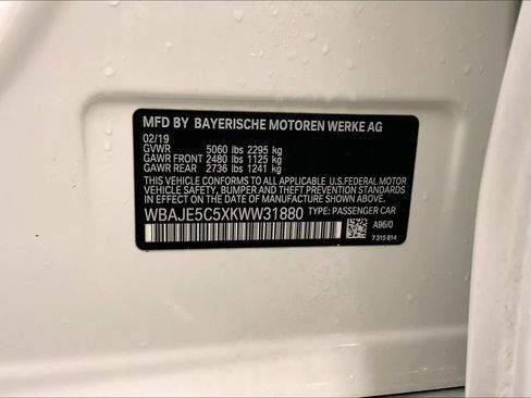 Used 2019 BMW 540i w/ Executive Package RWD image 31
