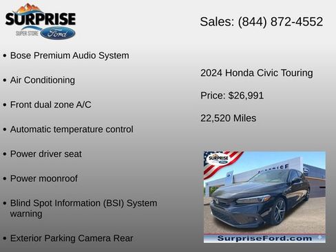 Used 2024 Honda Civic Touring image 12