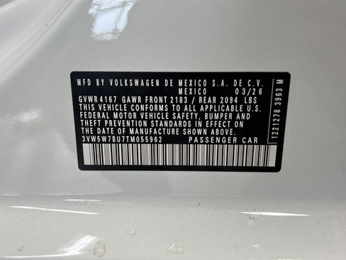 New 2026 Volkswagen Jetta S FWD image 25