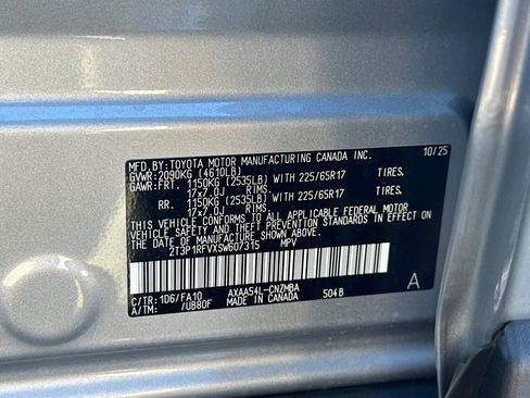 New 2025 Toyota RAV4 XLE image 34