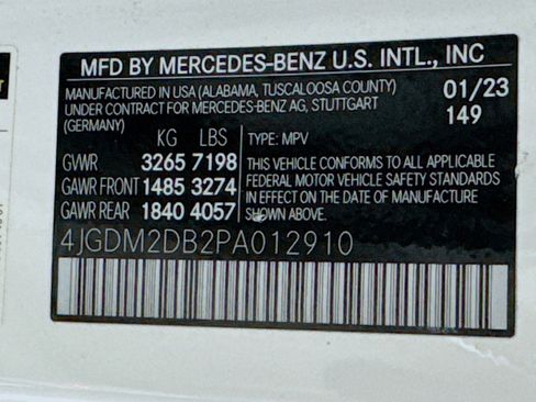 Used 2023 Mercedes-Benz EQS 450+ SUV image 23