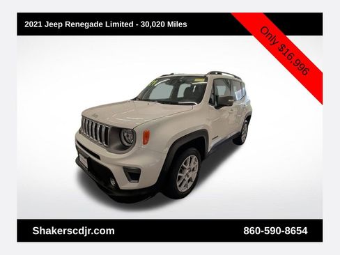 Certified 2021 Jeep Renegade Limited w/ Sun & Sound Group image 1