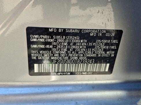 New 2026 Subaru Crosstrek 2.5i Limited AWD/4WD image 10