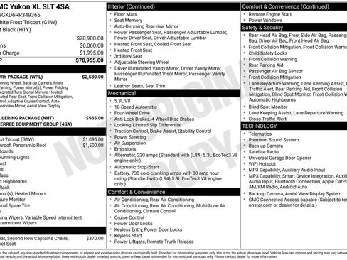 Used 2024 GMC Yukon XL SLT w/ SLT Luxury Package AWD/4WD image 5