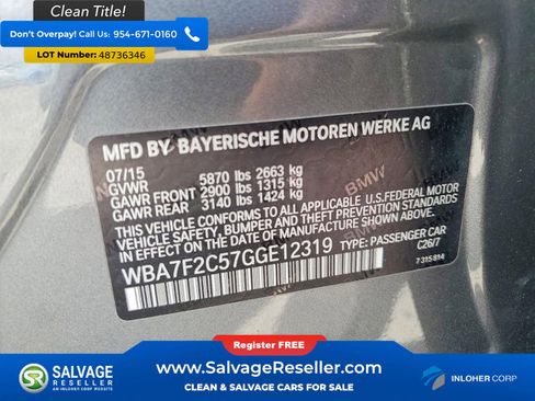 Used 2016 BMW 750i xDrive image 16