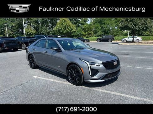 Used 2022 Cadillac CT4 V w/ LPO, ONYX Package AWD/4WD image 1
