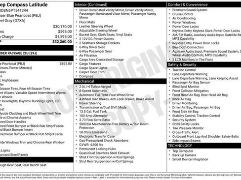 Used 2023 Jeep Compass Latitude AWD/4WD image 4