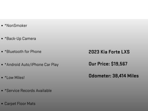 Used 2023 Kia Forte LXS FWD image 6