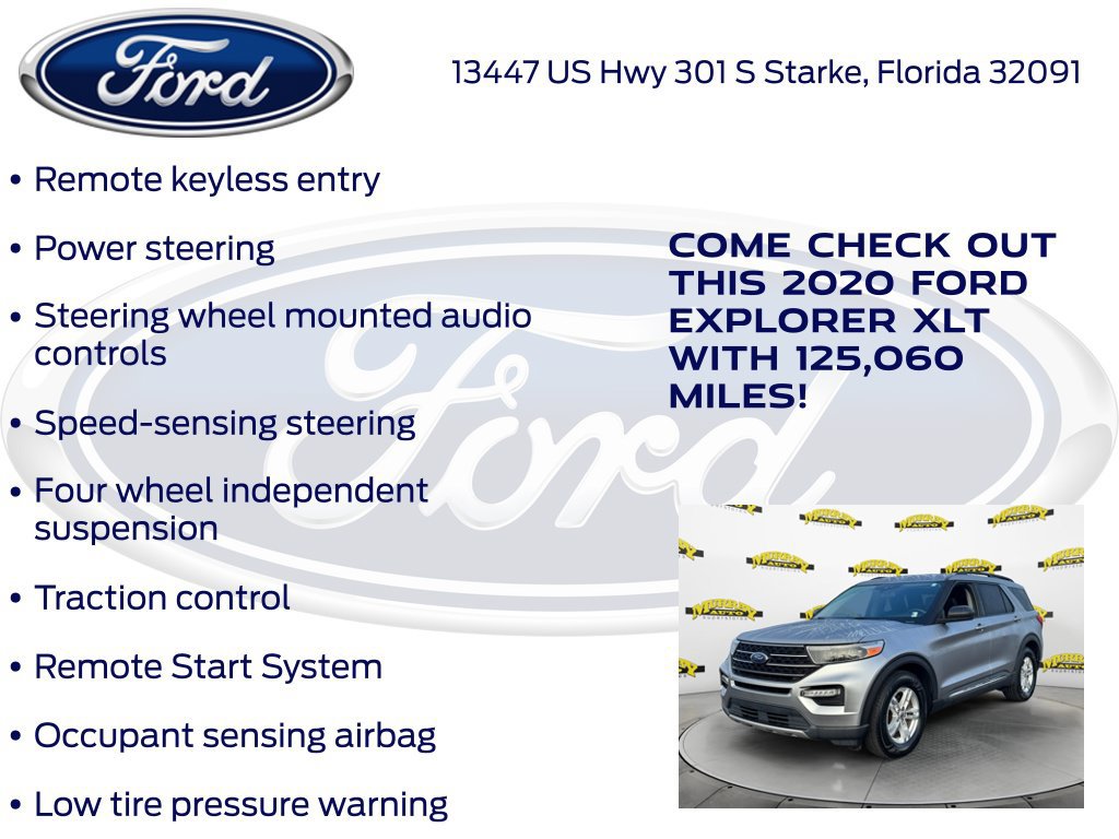 Used 2020 Ford Explorer XLT w/ Equipment Group 202A RWD image 25