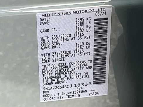 Used 2024 Nissan Murano SL image 34