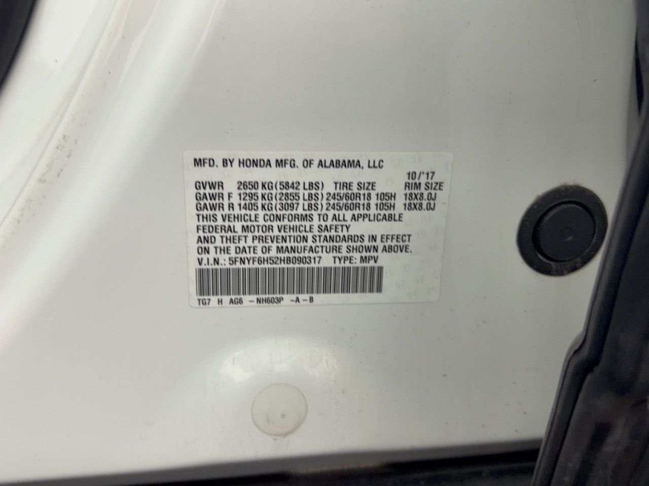 Used 2017 Honda Pilot EX-L image 30