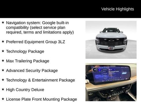 Certified 2026 Chevrolet Tahoe High Country AWD/4WD image 16