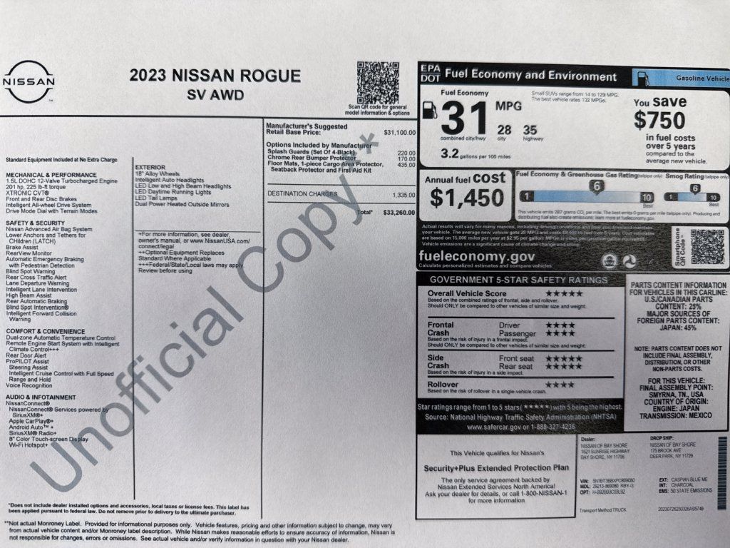 Used 2023 Nissan Rogue SV AWD/4WD image 26