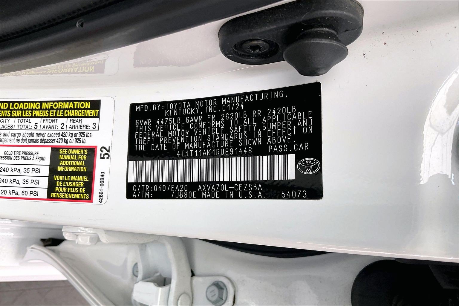 Used 2024 Toyota Camry SE w/ Convenience Package FWD image 35